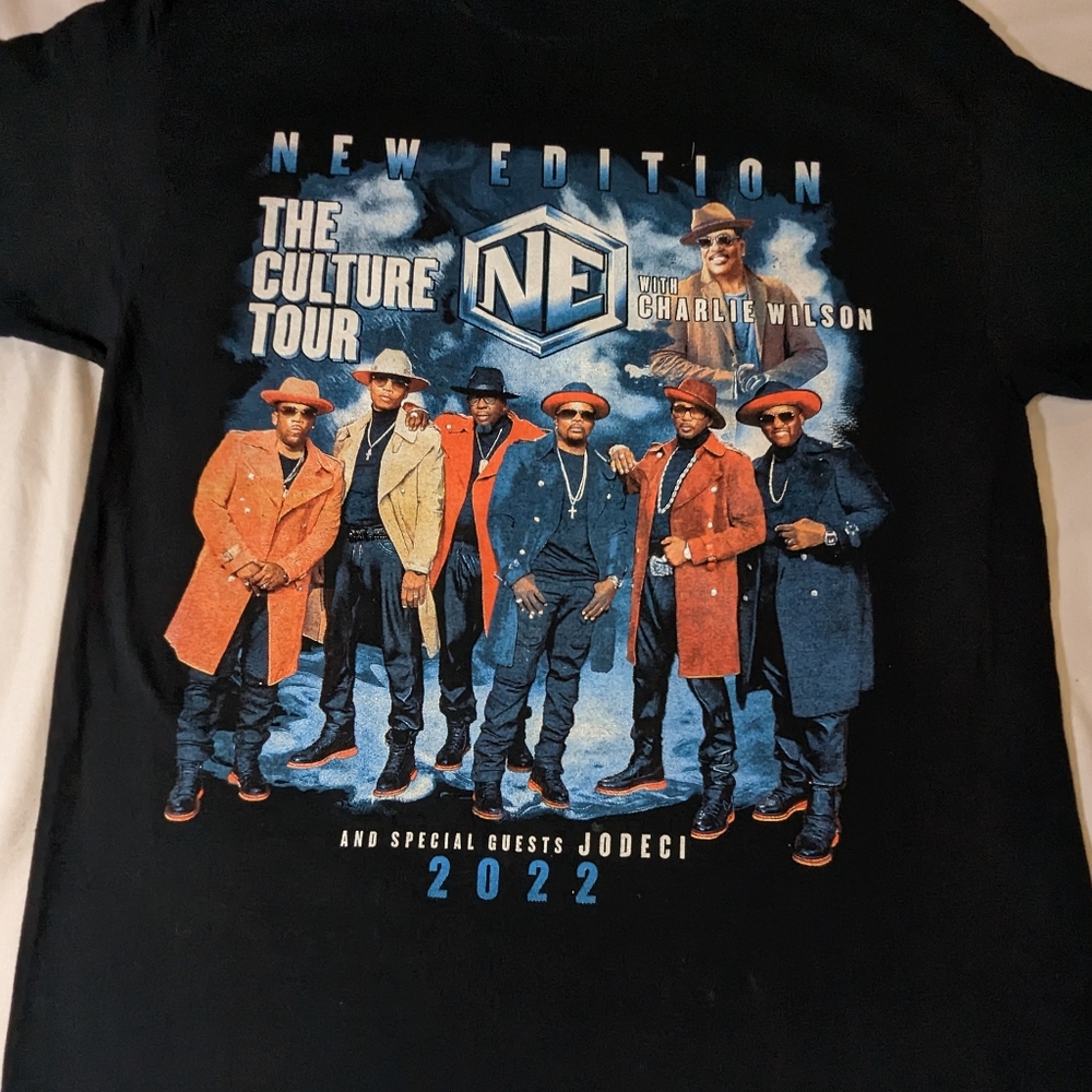 New Edition N09 The Culture Tour 2022  - Concert Cities/States on Back Medium